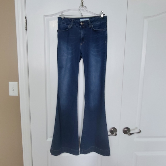 SHAFT JEANS  LOLA FLARED STRETCH COTTON DENIM JEAN - Picture 2 of 16